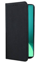 Кожен калъф тефтер и стойка Magnetic FLEXI Book Style за Xiaomi Redmi 10C черен 